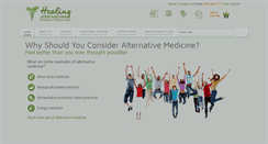 Desktop Screenshot of healingalternativesinc.com